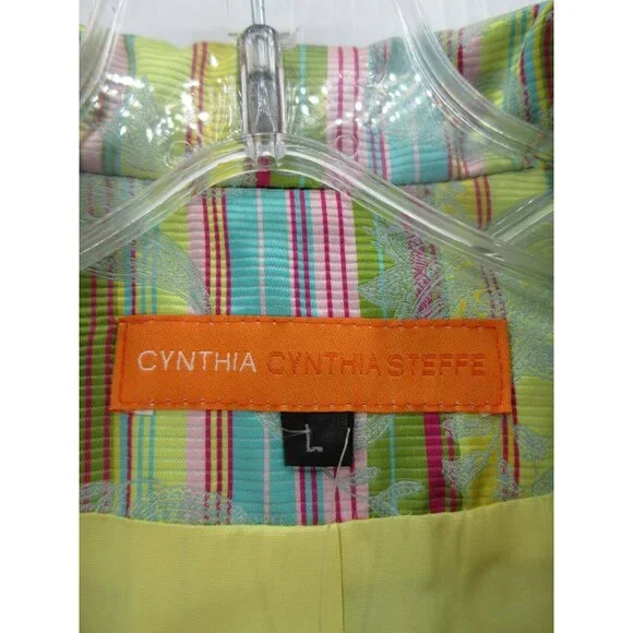Cynthia Steffe Multicolor Striped Blazer - Picture 9 of 12